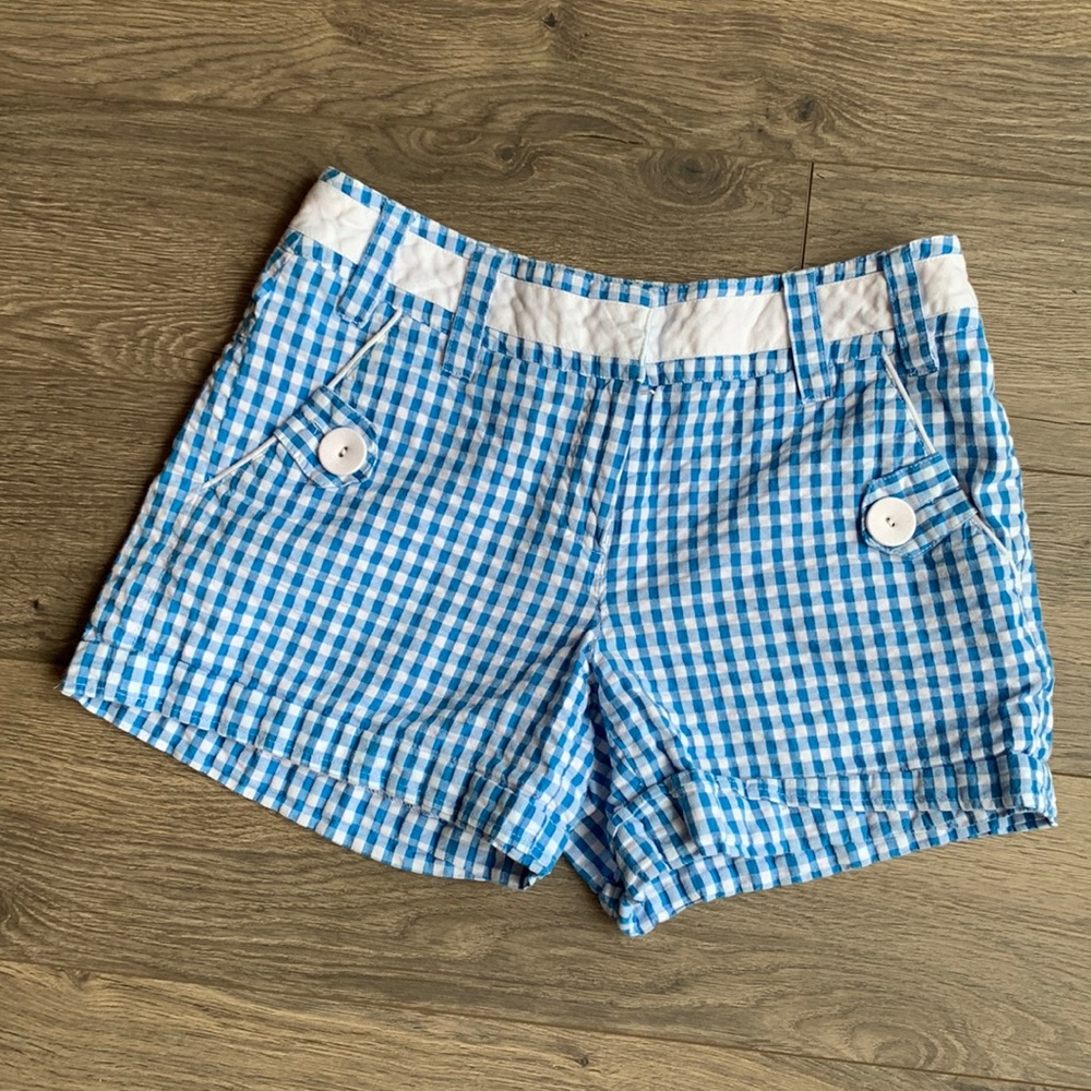Willi Smith gingham shorts Sz ~> 4